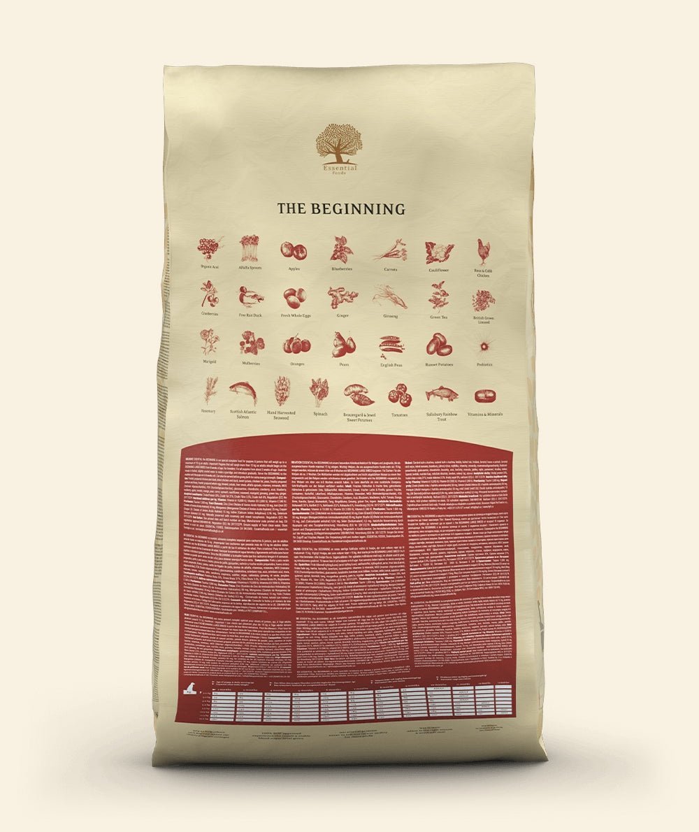 10KG SMALL SIZE ESSENTIAL THE BEGINNING - PupDeluxe.dk