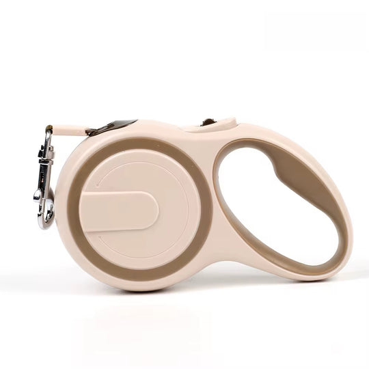 Automatisk hundesnor - Beige/brun