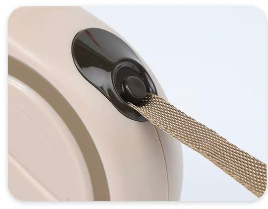 Automatisk hundesnor - Beige/brun