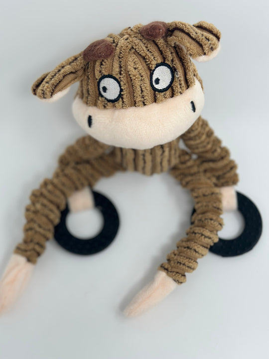 Fløjlbamser m. silikoneringe - PupDeluxe.dk