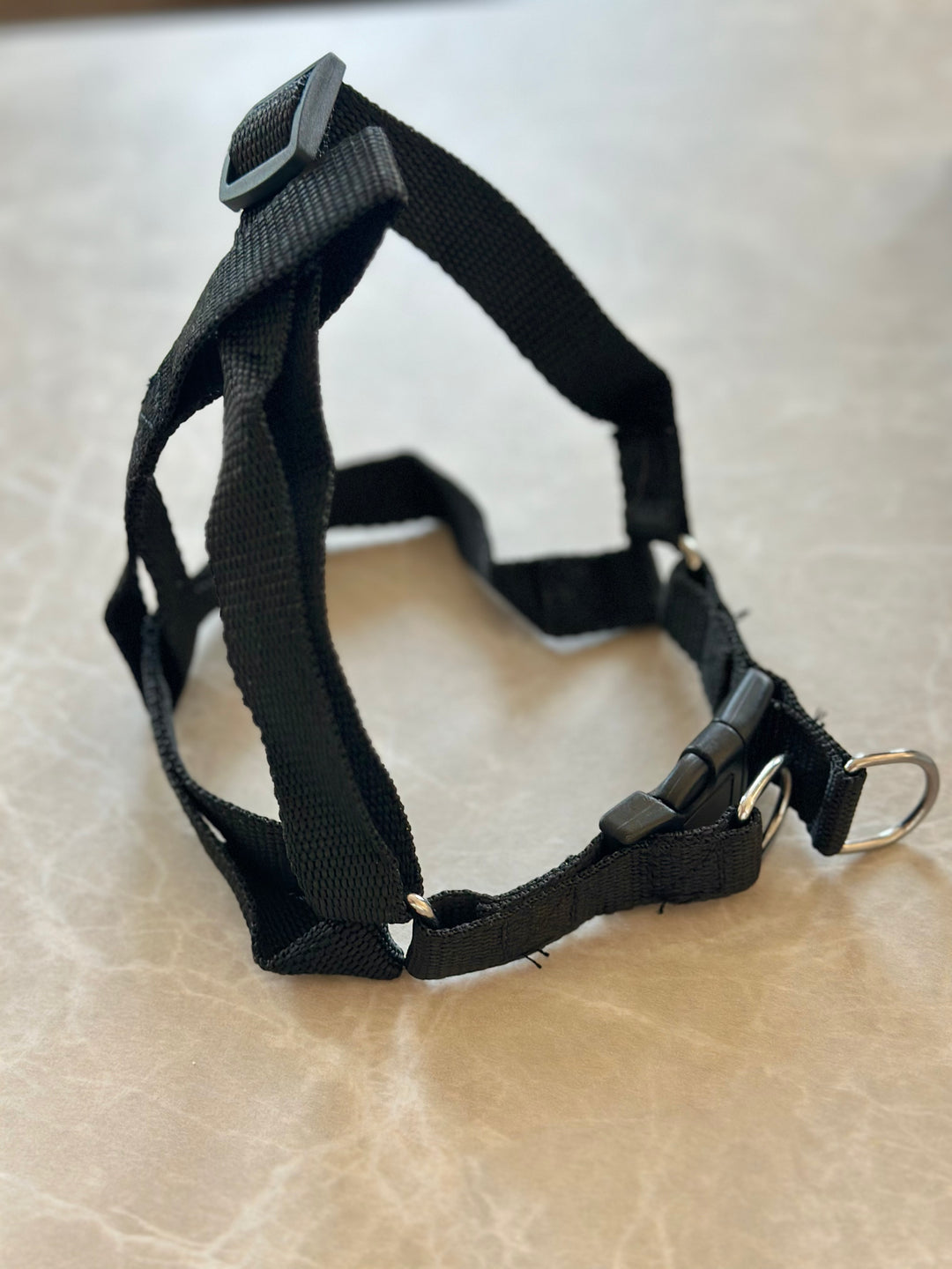 Sort hundesele - PupDeluxe.dk