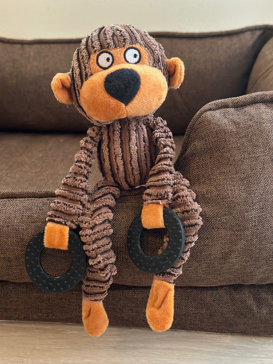 Fløjlbamser m. silikoneringe - PupDeluxe.dk