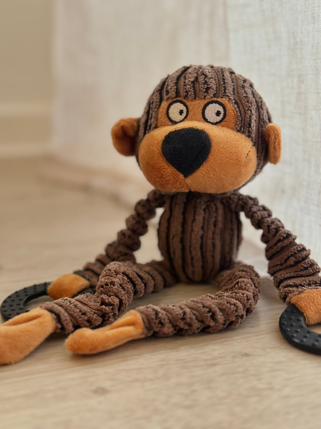 Fløjlbamser m. silikoneringe - PupDeluxe.dk