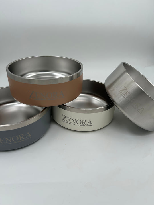 Zenora hundeskål rustfri stål - PupDeluxe.dk