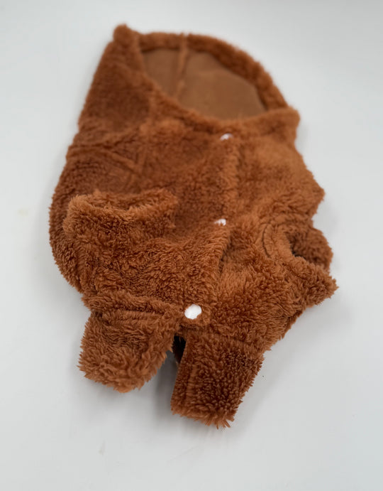 Zenora Teddy Hundejakke - Brun - PupDeluxe.dk