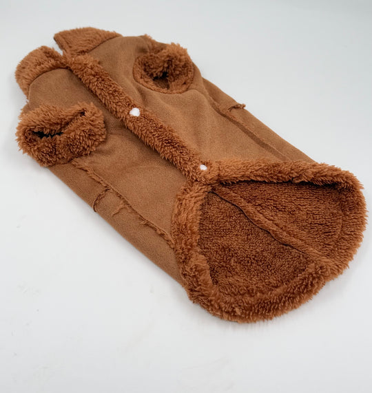 Zenora Teddy Hundejakke - Brun - PupDeluxe.dk