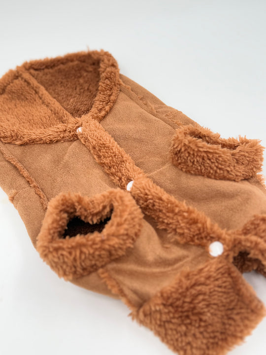 Zenora Teddy Hundejakke - Brun - PupDeluxe.dk