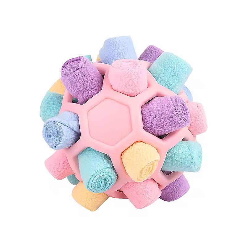 Aktivitetsbold med snuseruller - PupDeluxe.dk