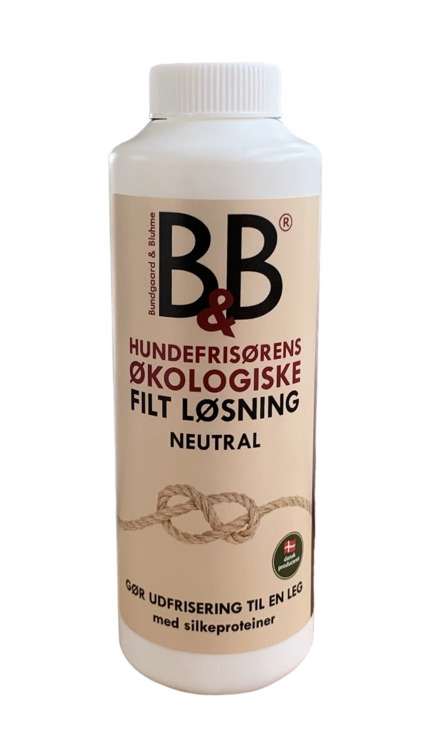 B&B Hundefrisørens Filt løsning - Neutral - PupDeluxe.dk