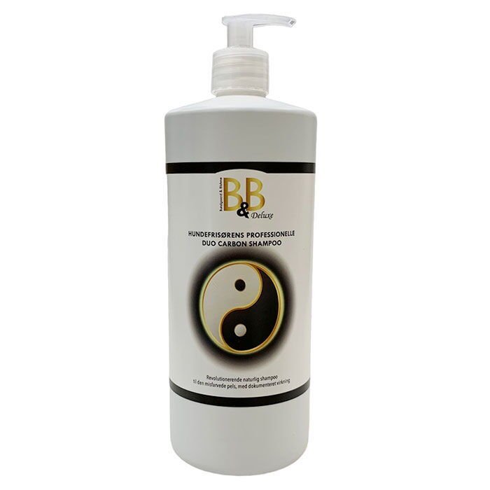 B&B Hundefrisørens professionelle duo carbon hundeshampoo - PupDeluxe.dk