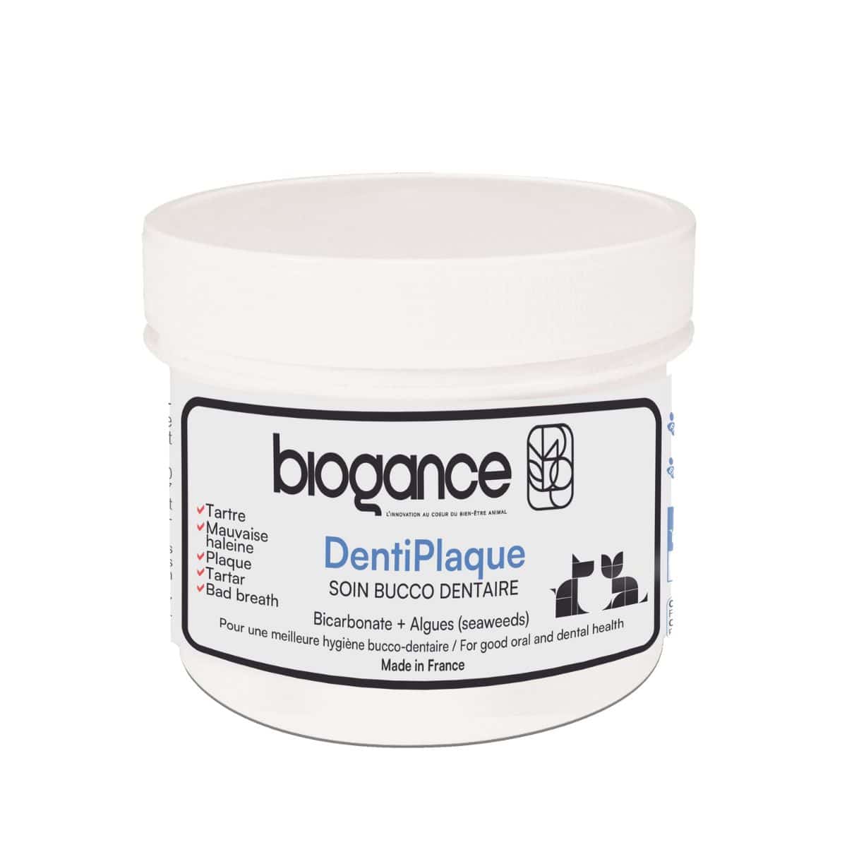 Biogance Dentiplaque Mundplejepulver, 100ml - PupDeluxe.dk