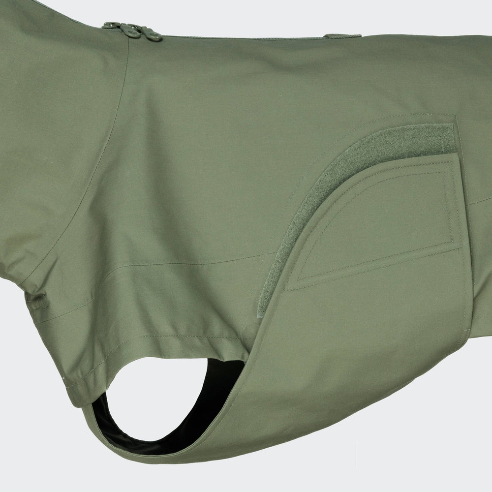 Cloud7 Hunderegnjakke Lewis Olive - PupDeluxe.dk