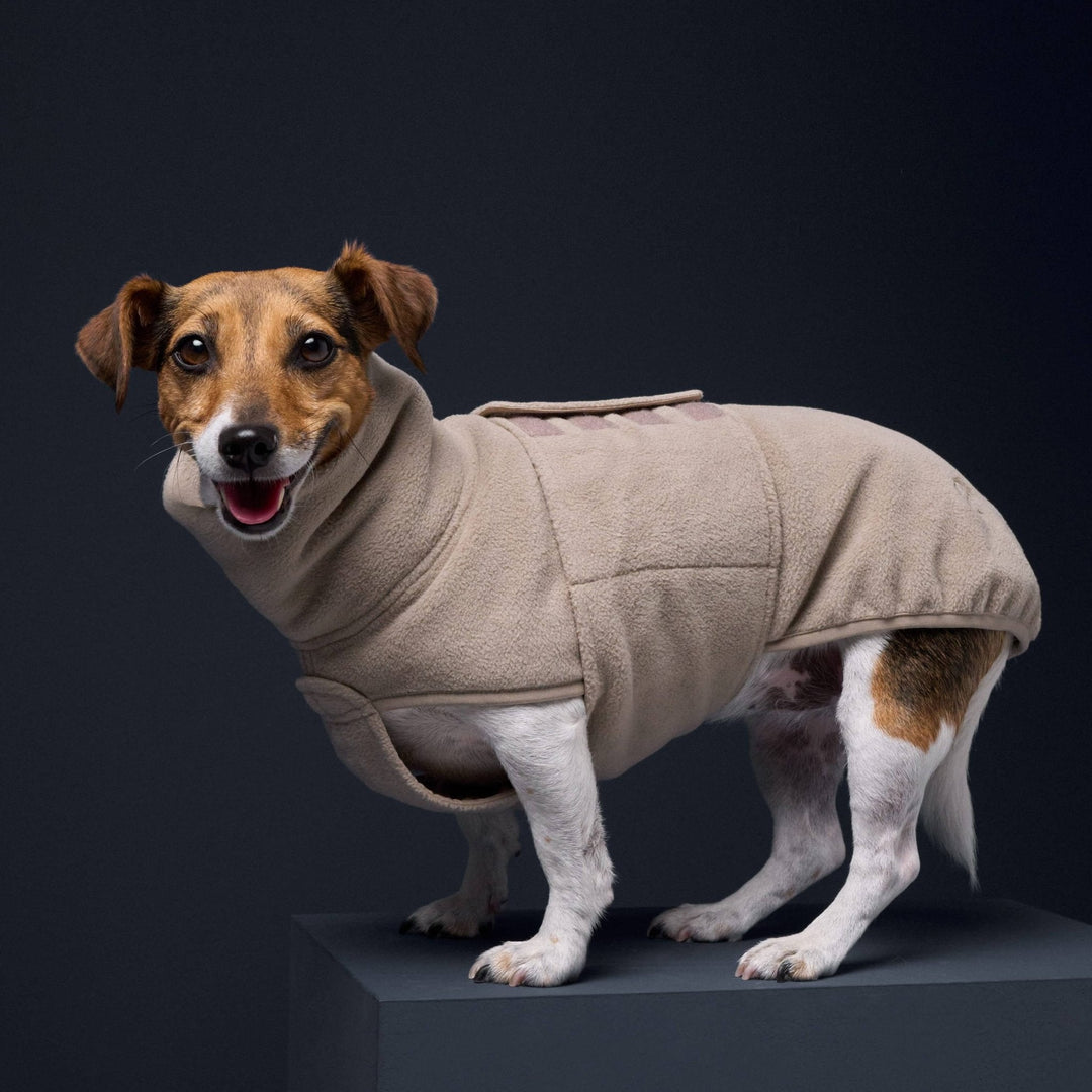 Cloud7 Hundesweater Fleece Derby Beige - PupDeluxe.dk