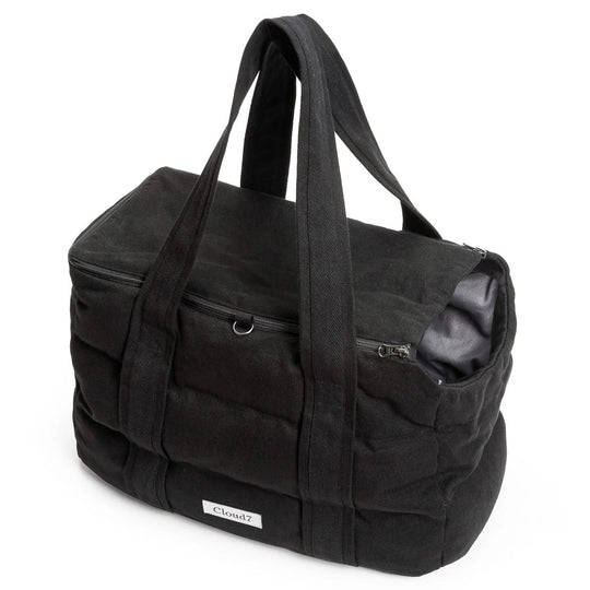 Cloud7 Hundetaske BERGAMO Canvas Black - PupDeluxe.dk