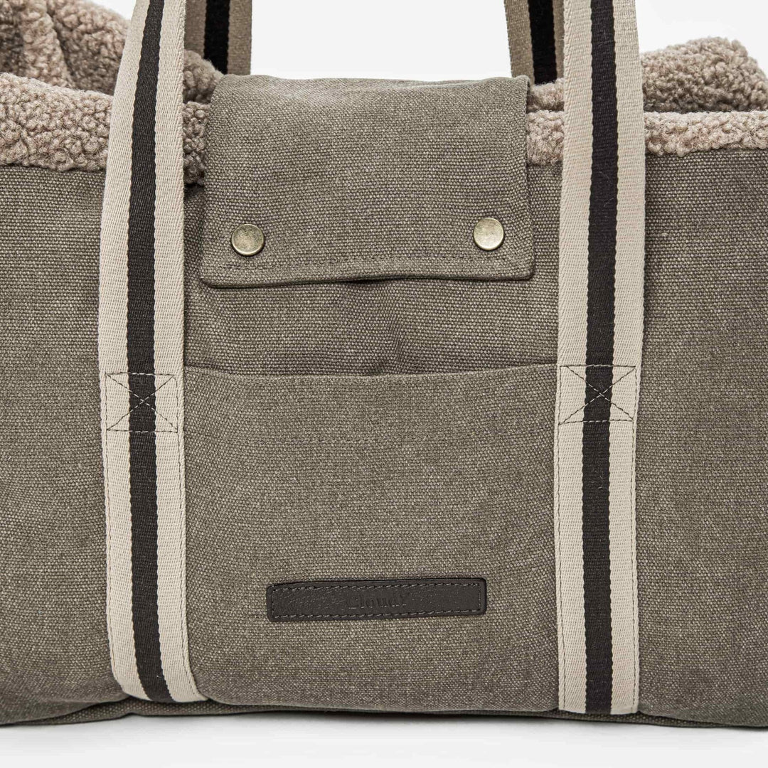 Cloud7 Hundetaske Lucca Canvas Sand - PupDeluxe.dk