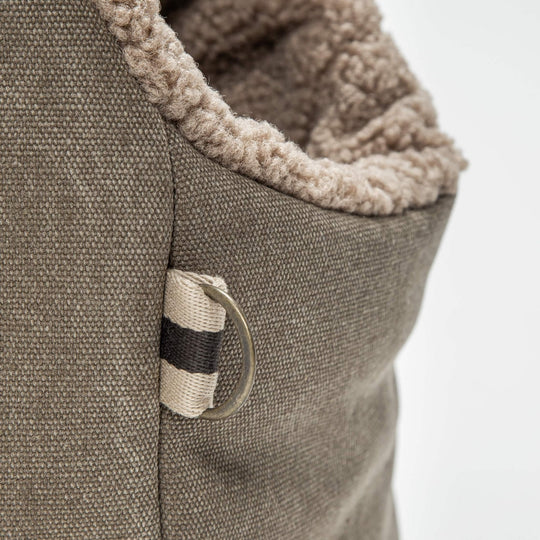 Cloud7 Hundetaske Lucca Canvas Sand - PupDeluxe.dk