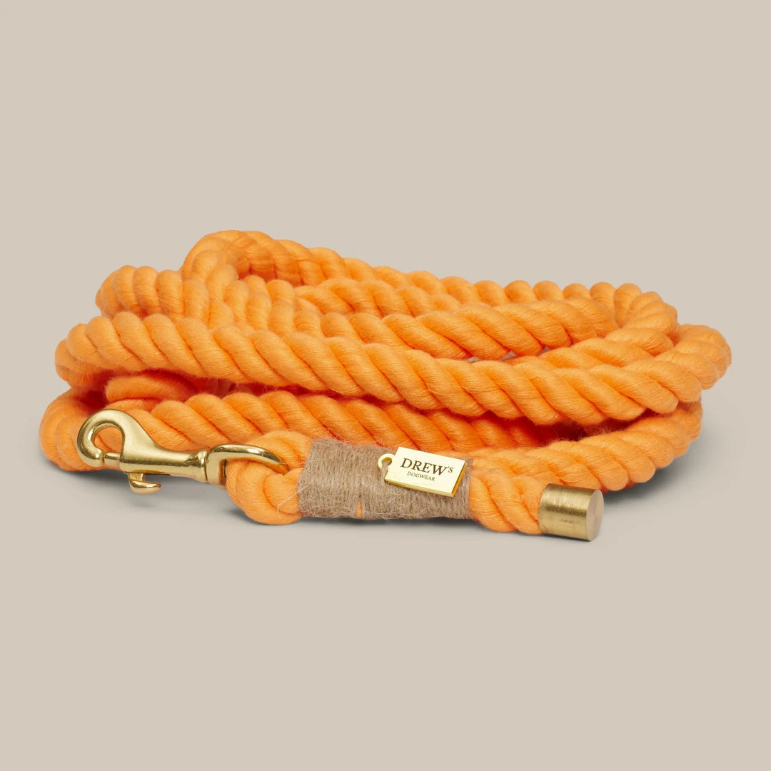 DREWS PEACH / Justerbar og blød hundesnor (orange) - PupDeluxe.dk