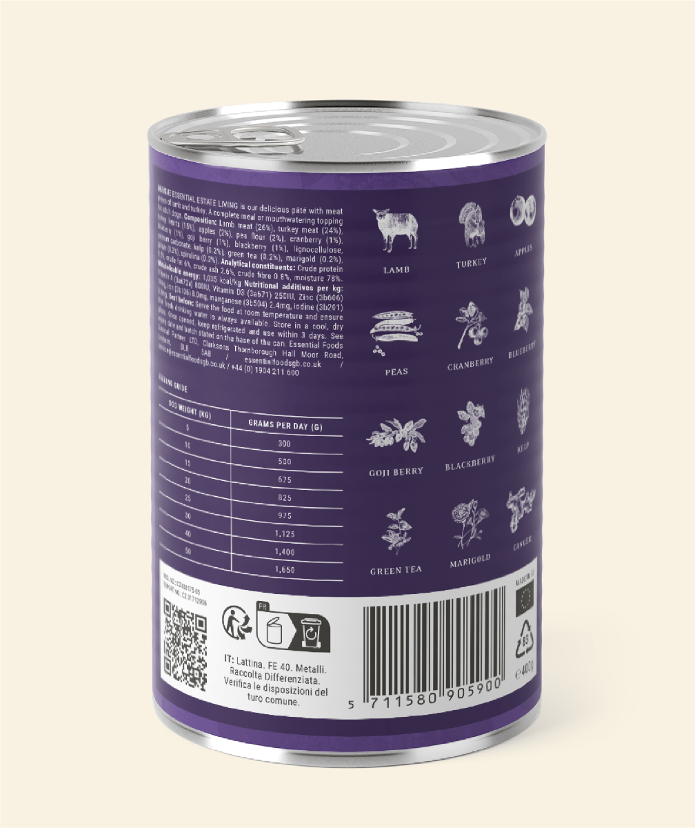 Essential Estate Living Paté 400g - PupDeluxe.dk