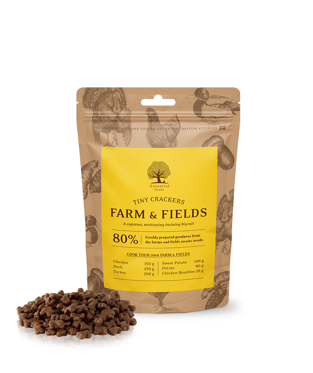 Essential Farm & Fields Tiny Crackers 100g - PupDeluxe.dk