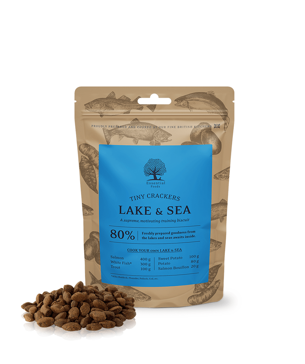 Essential Lake & Sea Tiny Crackers 100g - PupDeluxe.dk
