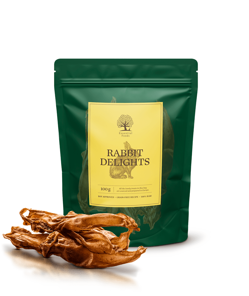Essential Rabbit Delights 100g - PupDeluxe.dk