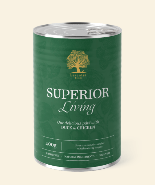Essential Superior Living Paté 400g - PupDeluxe.dk