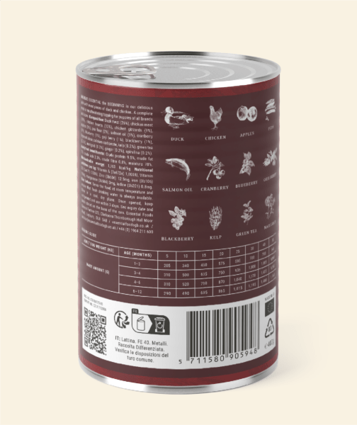 Essential The Beginning Paté 400g - PupDeluxe.dk