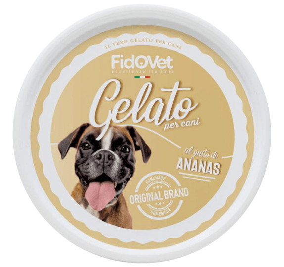 FidoVet Gelato Hundeis - Ananas - PupDeluxe.dk