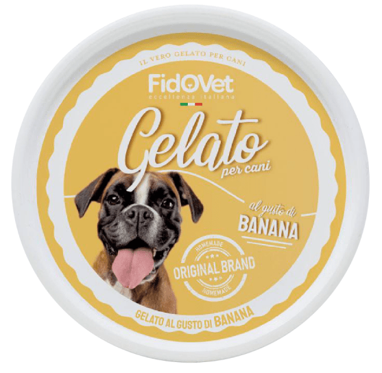 FidoVet Gelato Hundeis - Banan - PupDeluxe.dk