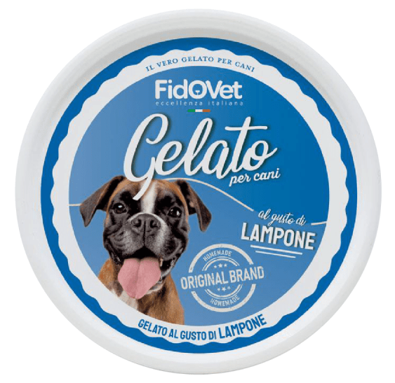 FidoVet Gelato Hundeis - Hindbær - PupDeluxe.dk