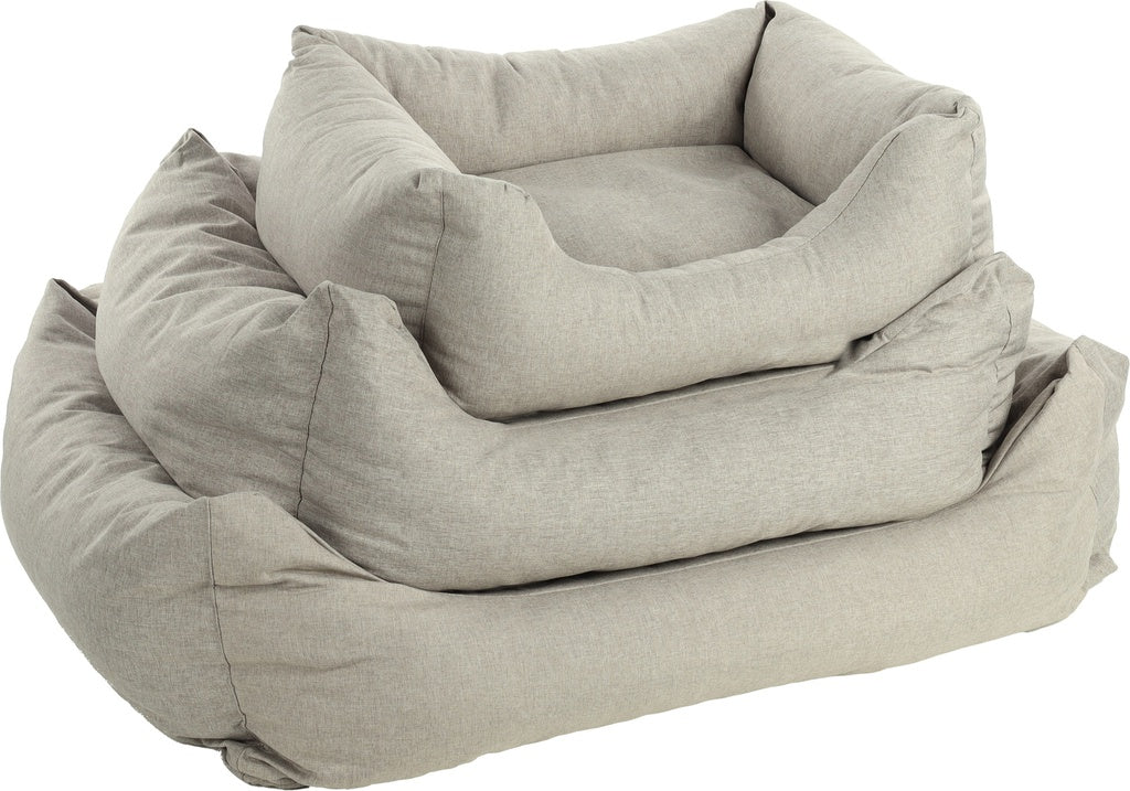 GENEVE Hundekurv Rektangel - Beige - PupDeluxe.dk