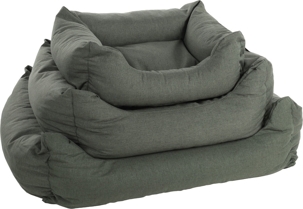 GENEVE Hundekurv Rektangel - Mørkegrøn - PupDeluxe.dk