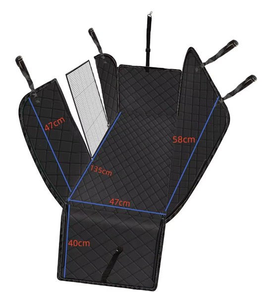 Hundecover til bagsæde - PupDeluxe.dk