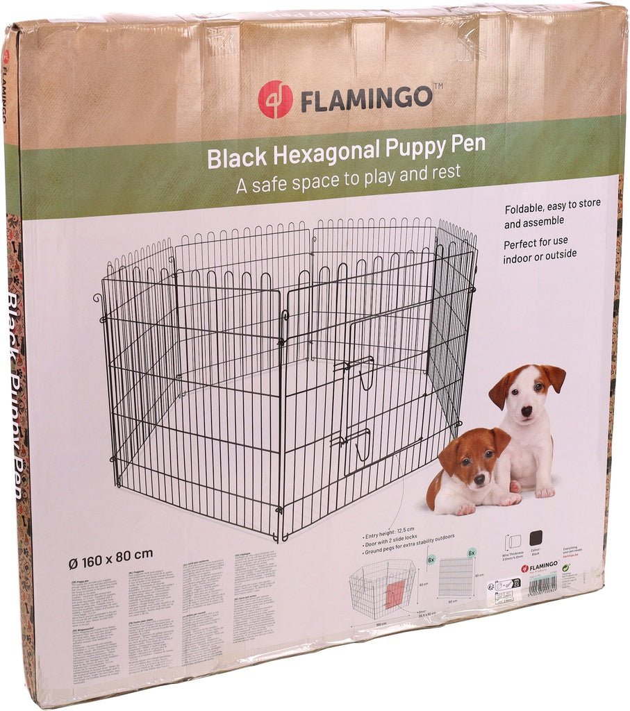 Hvalpegård Ø160xH80 cm. - PupDeluxe.dk