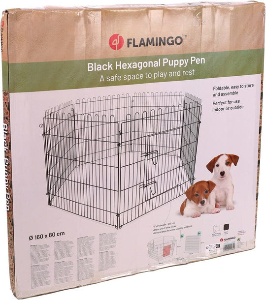 Hvalpegård Ø160xH80 cm. - PupDeluxe.dk