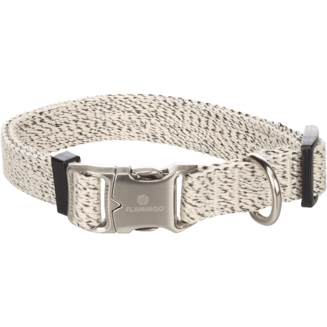 LAGO halsbånd - Hvid/Sort - PupDeluxe.dk