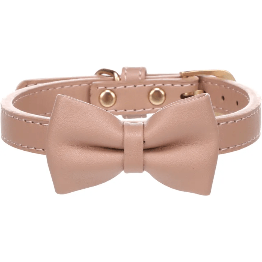 NELA halsbånd med butterfly - Pink - PupDeluxe.dk