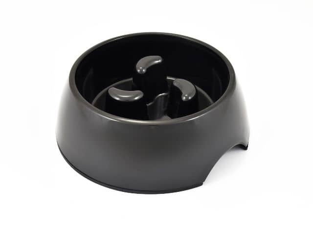 NYC Slow - eating Skål, Sort - PupDeluxe.dk