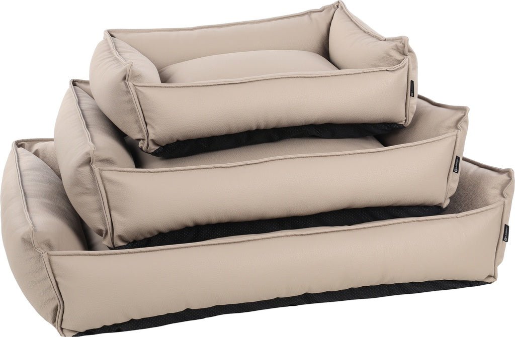 ODET Hundekurv Rektangel - Beige - PupDeluxe.dk