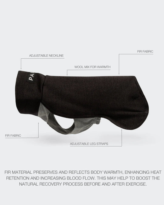 PAIKKA Recovery Vinterdragt Grå - PupDeluxe.dk