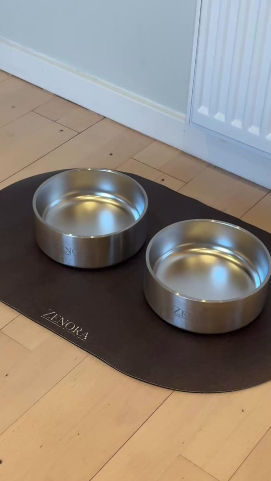 Zenora hundeskål rustfri stål