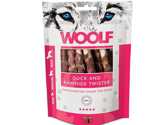 Woolf And & Råhud Twister 100g - PupDeluxe.dk