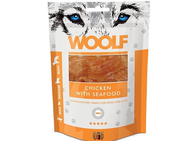 Woolf Kylling og Skaldyr 100g - PupDeluxe.dk
