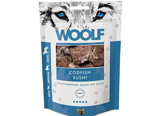 Woolf Torske Sushi 100g - PupDeluxe.dk