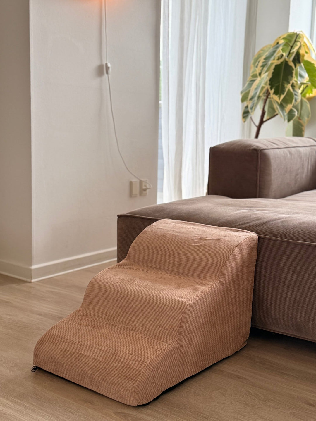 Zenora hundetrappe fløjl - PupDeluxe.dk